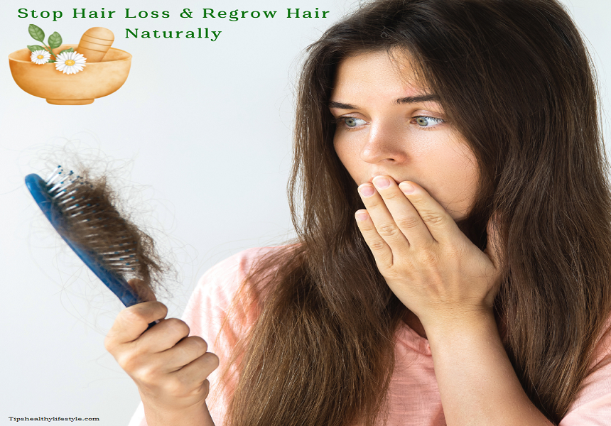 How to Stop Hair Loss and Regrow Hair Naturally